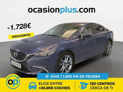 Usado Mazda 6 Luxury 150 CV (110 kW) 2017 Azul Berlina