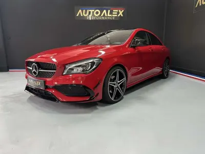 Occasion Mercedes CLA200 AMG line 136 PK (100 kW) 2017 Rood Coupé