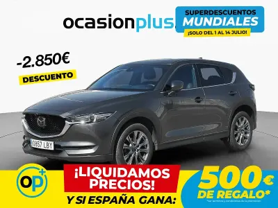 Usado Mazda CX-5 Signature 165 CV (121 kW) 2019 Gris SUV