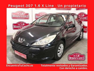 Usado Peugeot 307 110 CV (80 kW) 2005 Negro Utilitario