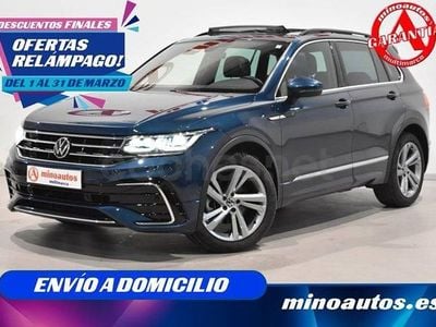 Usado VW Tiguan R-line 150 CV (110 kW) 2021 Azul SUV