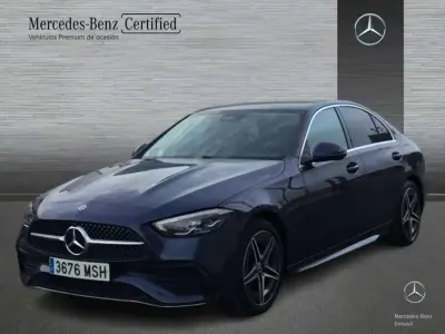 Usado Mercedes C300 AMG line 313 CV (230 kW) 2024 Azul Berlina