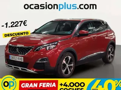 Usado Peugeot 3008 Allure 131 CV (96 kW) 2018 Rojo SUV