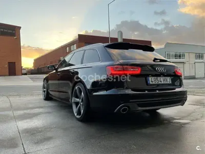 Usado Audi A6 S-Line 204 CV (150 kW) 2014 Negro Familiar