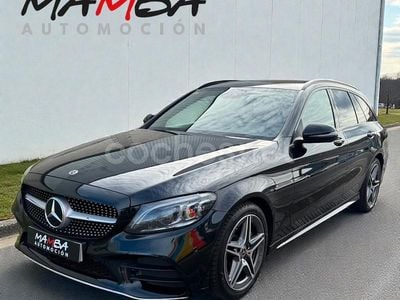 Negro Usado 2018 Mercedes C200 Familiar | 19.990 € (Precio justo)