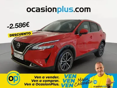 Usado Nissan Qashqai Tekna 158 CV (116 kW) 2022 Rojo SUV