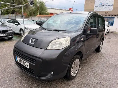 Usado Peugeot Bipper Active 75 CV (55 kW) 2011 Negro Monovolumen