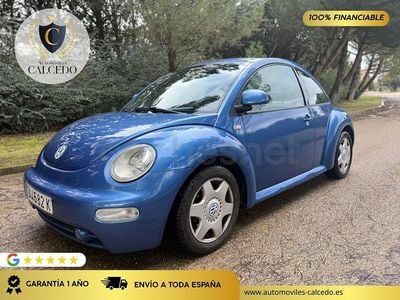 Usado VW New Beetle 90 CV (66 kW) 1999 Azul Utilitario