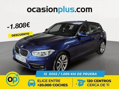 Usado BMW 118 136 CV (100 kW) 2018 Azul Utilitario