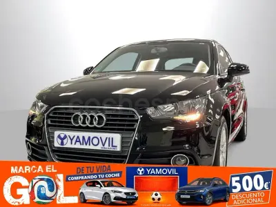 Usado Audi A1 Attraction 86 CV (63 kW) 2013 Negro Utilitario