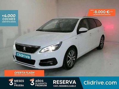 Usado Peugeot 308 SW Style 131 CV (96 kW) 2021 Blanco Familiar