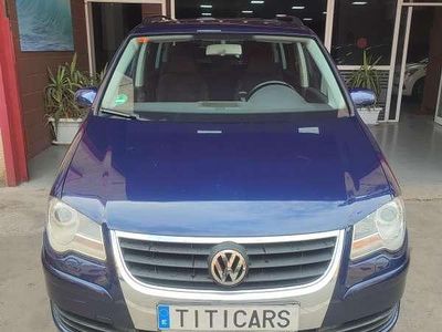 Usado VW Touran 105 CV (77 kW) 2007 Azul Monovolumen