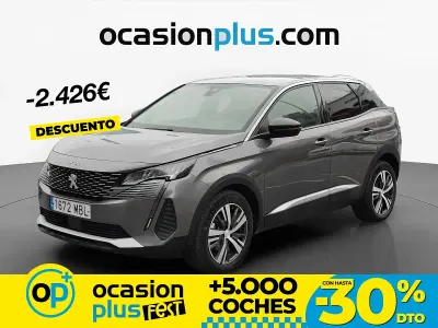 Usado Peugeot 3008 Allure 130 CV (95 kW) 2022 Gris SUV