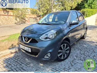 Usado Nissan Micra N-TEC 80 CV (58 kW) 2015 Gris Utilitario