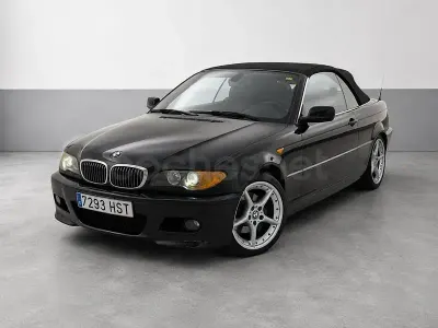 Usado BMW 320 Cabriolet Sport Line 170 CV (125 kW) 2003 Negro Descapotable