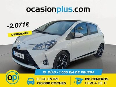 Usado Toyota Yaris Hybrid Advance 100 CV (73 kW) 2019 Blanco Berlina