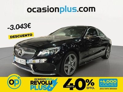 Usado Mercedes C220 AMG 170 CV (125 kW) 2017 Negro Coupe