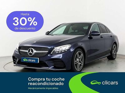 Usado Mercedes C220 194 CV (142 kW) 2020 Azul Berlina