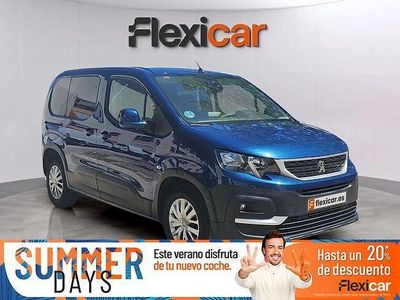 Usado Peugeot Rifter Active 100 CV (73 kW) 2021 Azul Monovolumen