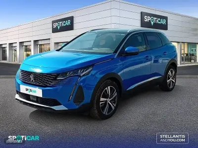 Usado Peugeot 3008 S 130 CV (95 kW) 2021 Azul SUV