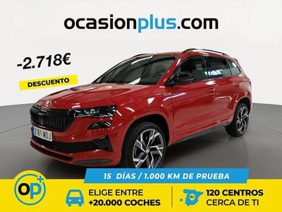 Usado Skoda Karoq SportLine 115 CV (84 kW) 2023 Rojo SUV