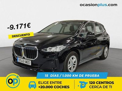 Usado BMW 218 Active Tourer 136 CV (100 kW) 2022 Negro Monovolumen