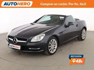 Usado Mercedes SLK200 185 CV (136 kW) 2014 Gris Descapotable