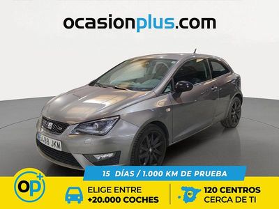 Usado Seat Ibiza FR 110 CV (80 kW) 2015 Gris Berlina