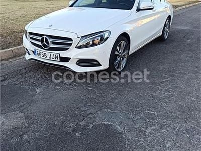 Usado Mercedes C220 Avantgarde 170 CV (125 kW) 2015 Gris / plata Berlina