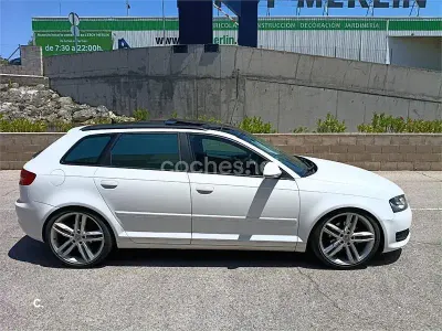 Usado Audi A3 Ambiente 140 CV (102 kW) 2009 Blanco Utilitario