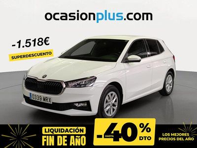 Usado Skoda Fabia Selection 95 CV (69 kW) 2024 Blanco Berlina