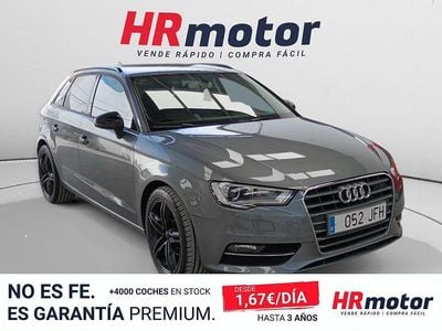 Usado Audi A3 Comfort 110 CV (80 kW) 2015 Gris Berlina