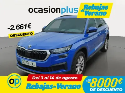 Usado Skoda Kodiaq Ambition 150 CV (110 kW) 2022 Azul SUV