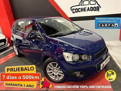 Usado Chevrolet Aveo LT 95 CV (69 kW) 2014 Azul Berlina