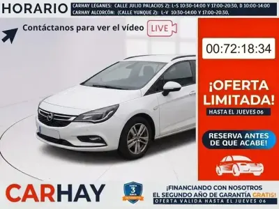 Usado Opel Astra Selective 110 CV (80 kW) 2019 Blanco Familiar