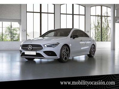Usado Mercedes C220 AMG line 151 CV (111 kW) 2022 Blanco Berlina