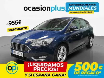 Usado Ford Focus Titanium 125 CV (91 kW) 2017 Azul