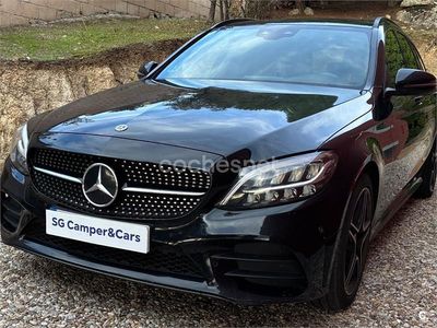 Negro Usado 2020 Mercedes C220 Familiar | 23.450 € (Precio justo)