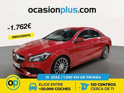 Rojo Usado 2016 Mercedes CLA200 AMG line Berlina | 22.028 € (Precio justo)