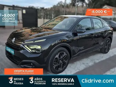 Usado Citroën C4 Feel 131 CV (96 kW) 2021 Negro Utilitario