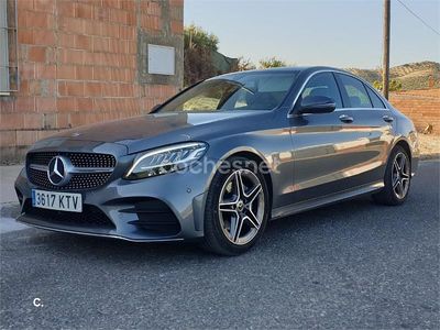 Usado Mercedes C200 136 CV (100 kW) 2019 Gris / plata Berlina