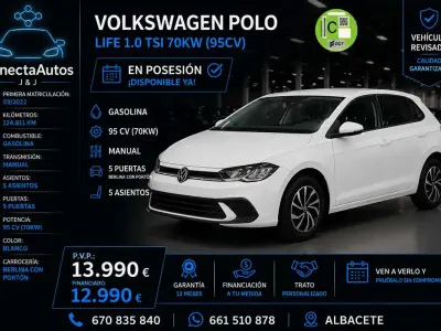 Occasion VW Polo Life 95 PK (69 kW) 2022 Wit Hatchback