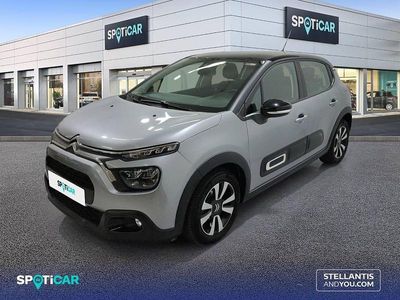 Usado Citroën C3 Feel 83 CV (61 kW) 2021 Gris Utilitario