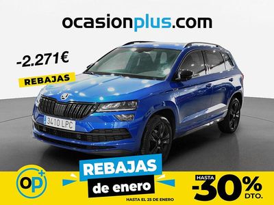 Azul Usado 2021 Skoda Karoq SportLine SUV | 24.990 € (Caro)