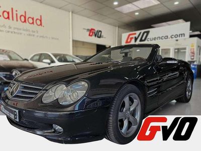Usado Mercedes SL500 306 CV (225 kW) 2001 Negro Descapotable