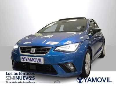 Usado Seat Ibiza FR 110 CV (80 kW) 2022 Azul Utilitario