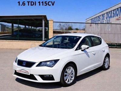 Usado Seat Leon Reference 115 CV (84 kW) 2019 Blanco Berlina