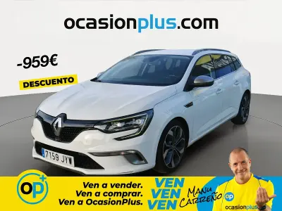 Usado Renault Mégane GT Line GT-Line 130 CV (95 kW) 2017 Blanco Familiar