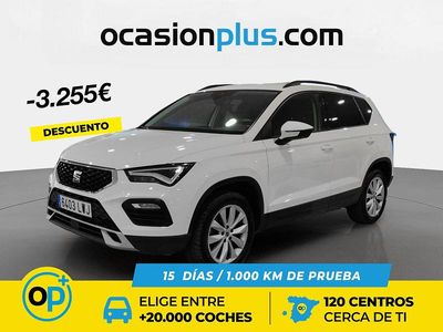 Usado Seat Ateca Style 110 CV (80 kW) 2022 Blanco SUV