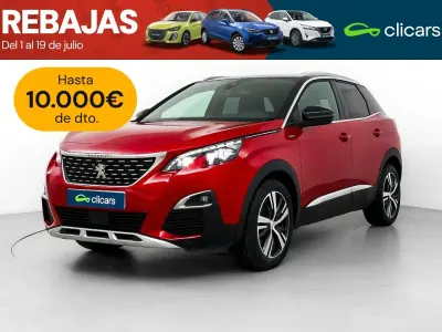 Usado Peugeot 3008 GT-line 130 CV (95 kW) 2017 Rojo SUV